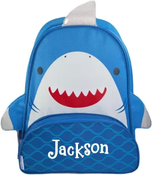 Stephen Joseph Kids Day Bag - Personalized Shoulder Bag - Shark Sidekick Tote - Back to School Travel Bag with Custom Name