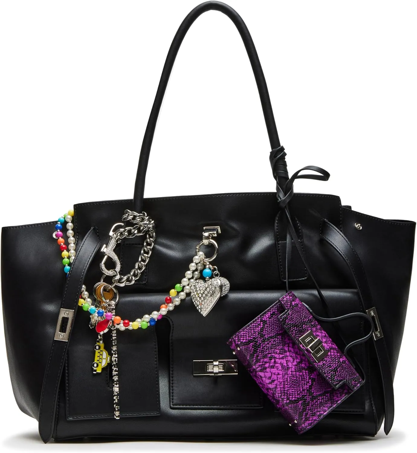Steve Madden Averyy Large Cargo Tote, Black