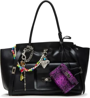 Steve Madden Averyy Large Cargo Tote, Black