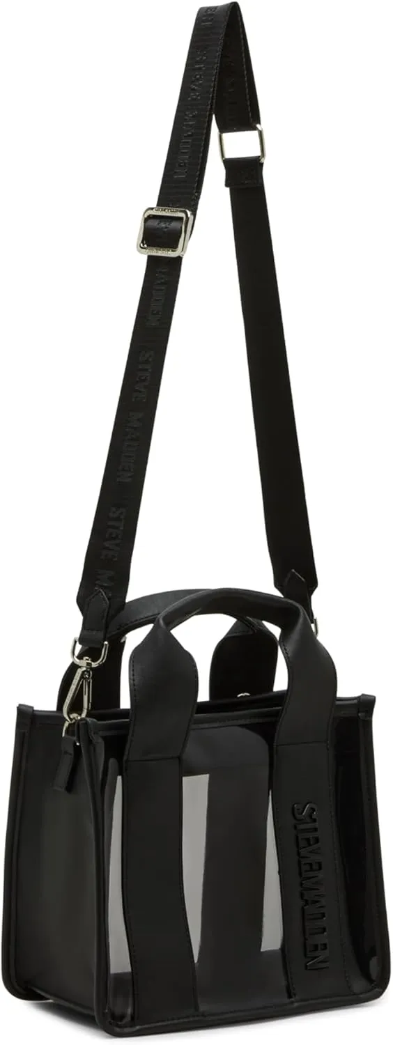 Steve Madden Bwebber Clear Satchel