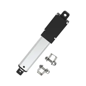 Stroke 125mm 20N 5 Inch Mini Linear Actuator 12V Force 4.5lbs Electric Linear Motion Actuators High Speed 1.2"/sec for Robotics,Home Automation with Mounting Brackets