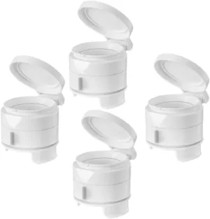 Sturdy Pp Material Bag Sealing Clamp Large Discharge Spout Easy to Use for Kitchen Travel