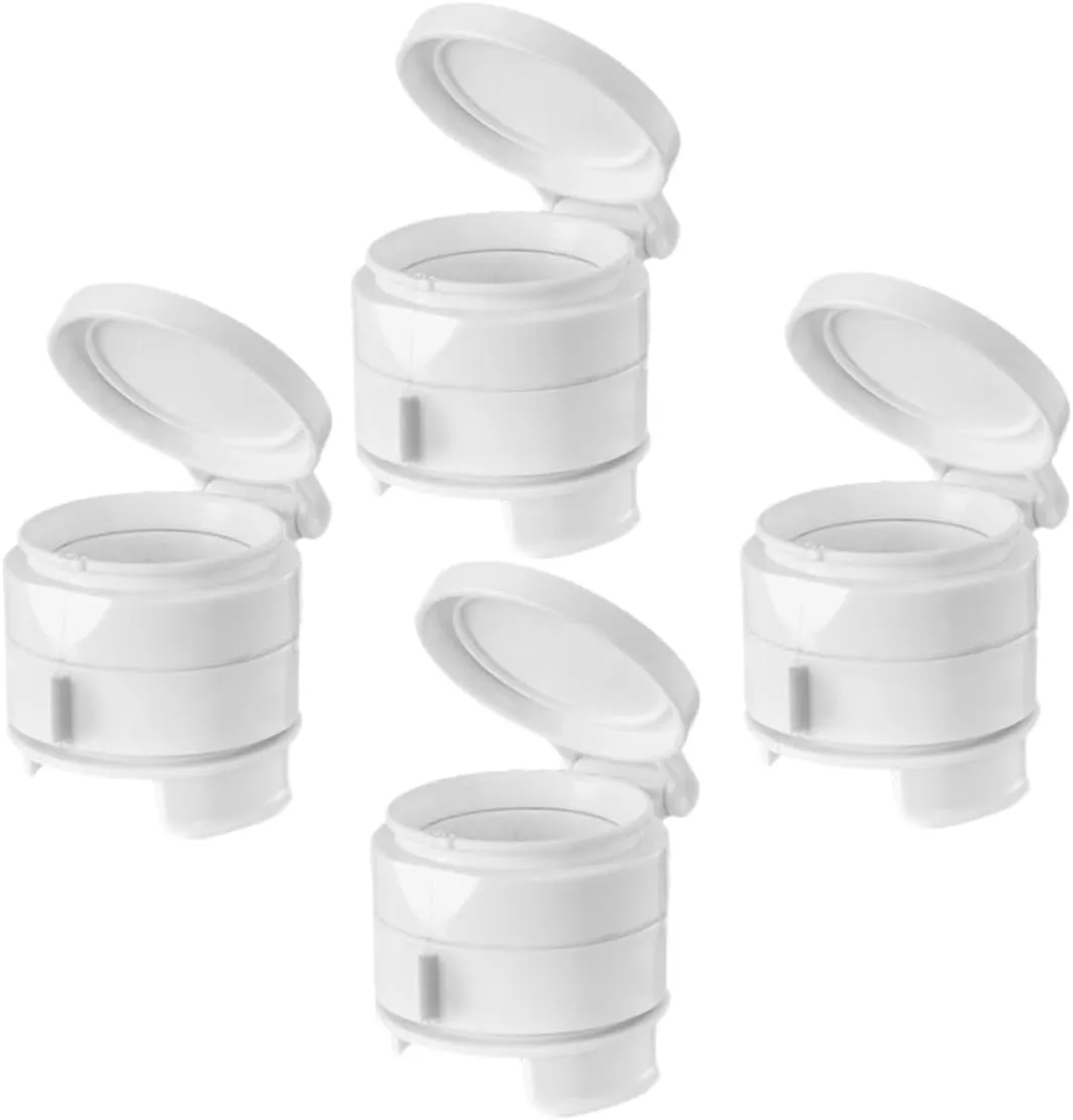 Sturdy Pp Material Bag Sealing Clamp Large Discharge Spout Easy to Use for Kitchen Travel