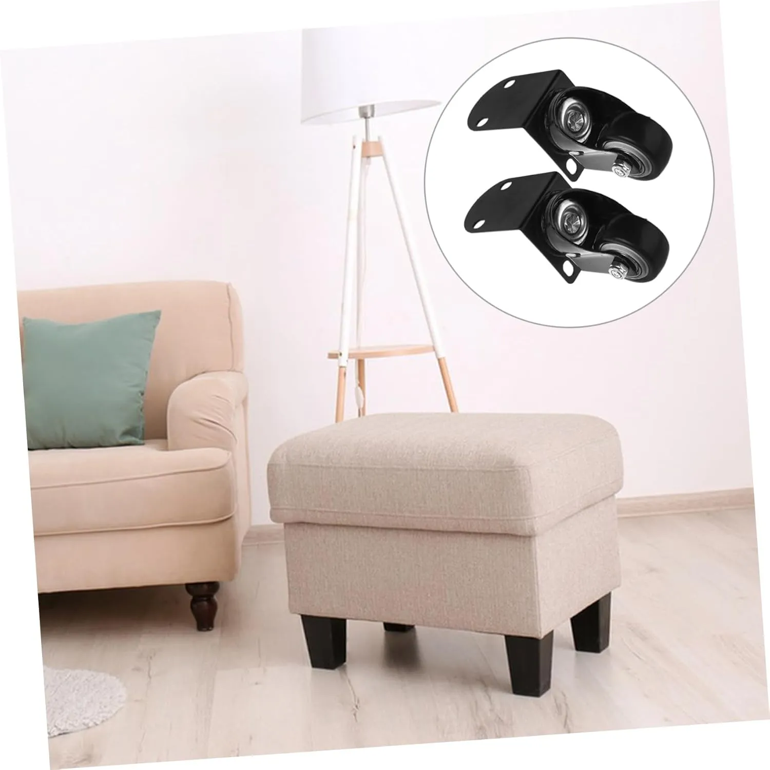 Sturdy Quiet Casters for Furniture Cabinets Rolling Attachments for Duffel Bags