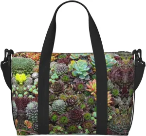 Succulent Travel Bags, Weekender Carry On For Women, Sports Gym Bag, Workout Duffel Bag,Overnight