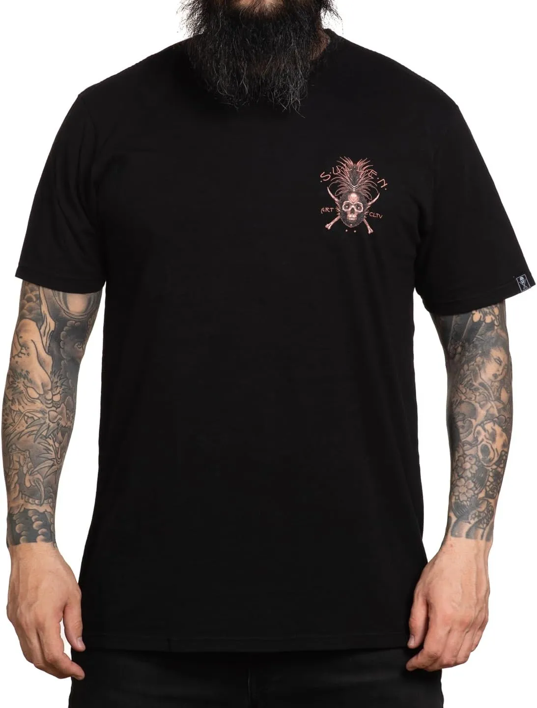 Sullen Men's Sweet Death Artist Series Tattoo Lifestyle Graphic Art Premium Short Sleeve Tee