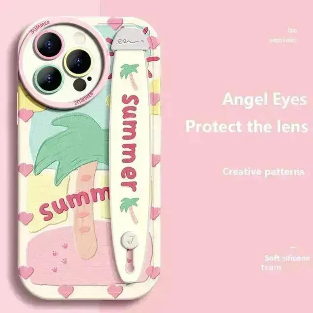 Summer Deluxe Wrist Band Bracket Case (For iPhone)