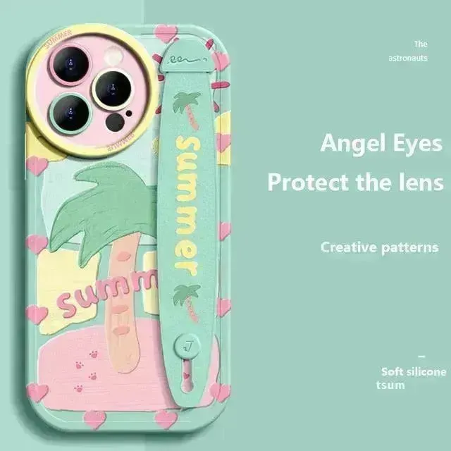 Summer Deluxe Wrist Band Bracket Case (For iPhone)
