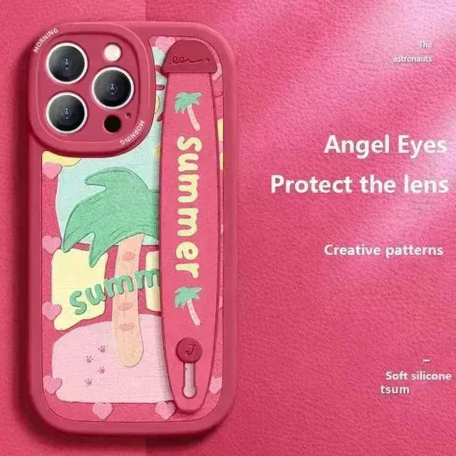 Summer Deluxe Wrist Band Bracket Case (For iPhone)