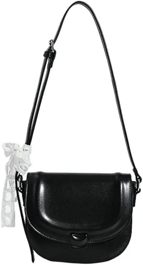 Summer Fresh Casual Saddle Bag for Women - Chic Versatile One-Shoulder & Crossbody Purse