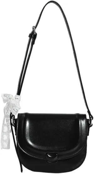 Summer Fresh Casual Saddle Bag for Women - Chic Versatile One-Shoulder & Crossbody Purse