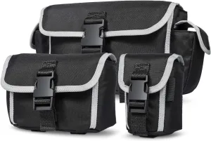 Sunluway Seat Back Tailgate Durable Multi-Size Organizer Storage Bags Replace 82215429 Molle Bags for 2018-2024 Jeep Wrangler JL JLU Rubicon