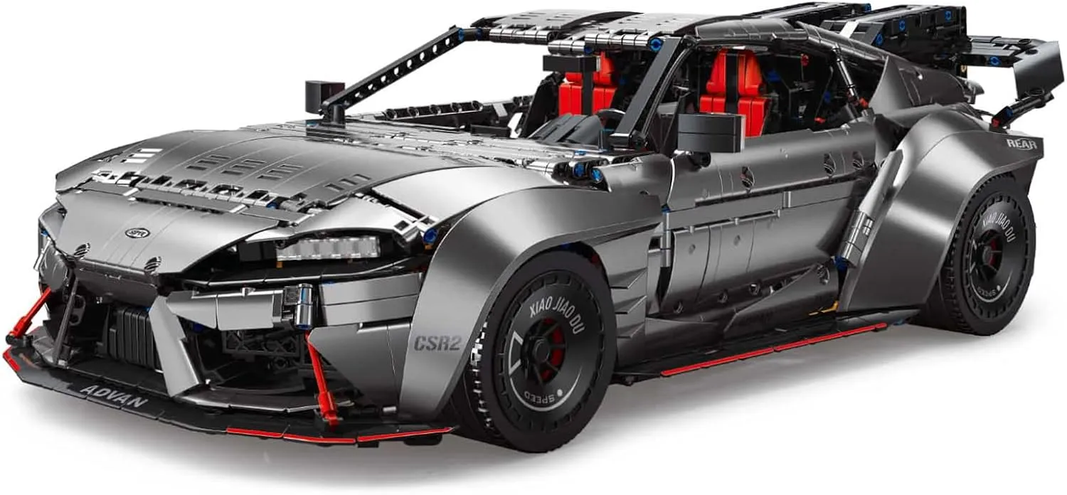 Super Car Building Kit - 1:8 Scale Sports Car Building Blocks Toy Set for Adults - Technic Model Car Gift for Men Teens（4399 Pieces）