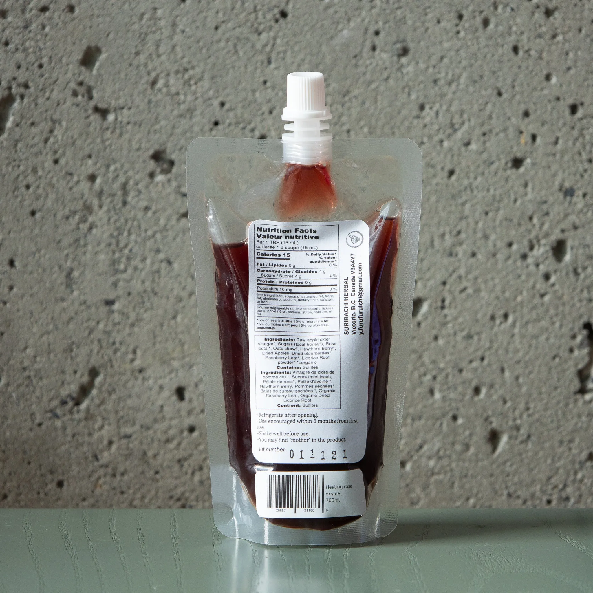 Suribachi Herbal 'Healing Rose' Oxymel