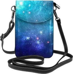 SWEET TANG Small Crossbody Phone Bag Ani-Theft Small Leather Shoulder Bag Adjustable Strap