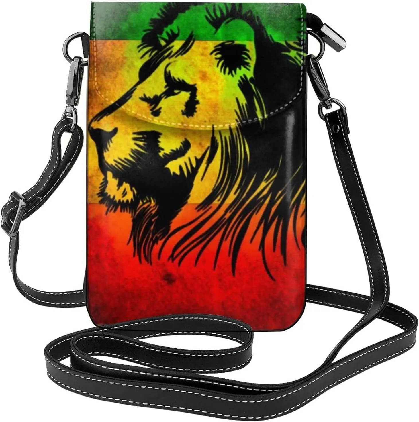 SWEET TANG Small Crossbody Phone Bag Ani-Theft Small Leather Shoulder Bag Adjustable Strap