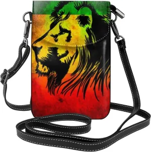 SWEET TANG Small Crossbody Phone Bag Ani-Theft Small Leather Shoulder Bag Adjustable Strap