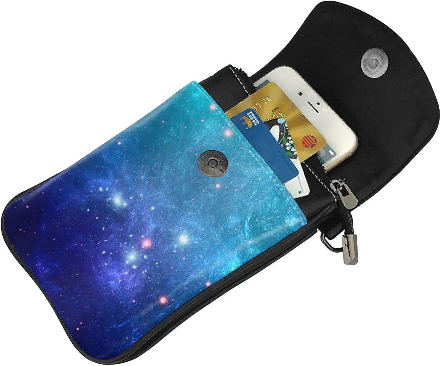 SWEET TANG Small Crossbody Phone Bag Ani-Theft Small Leather Shoulder Bag Adjustable Strap