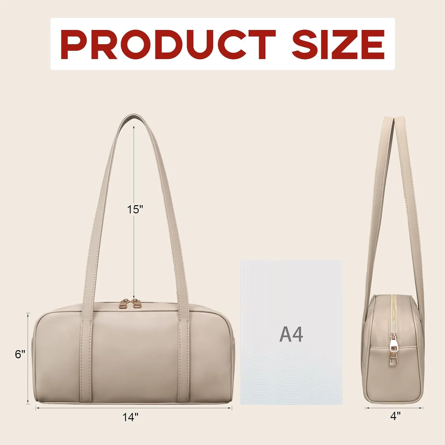 Swing Bag Shoulder Bag For Women Vegan Leather Ladies Clutch Retro Tote Handbags Satchel Bag Trendy Purse