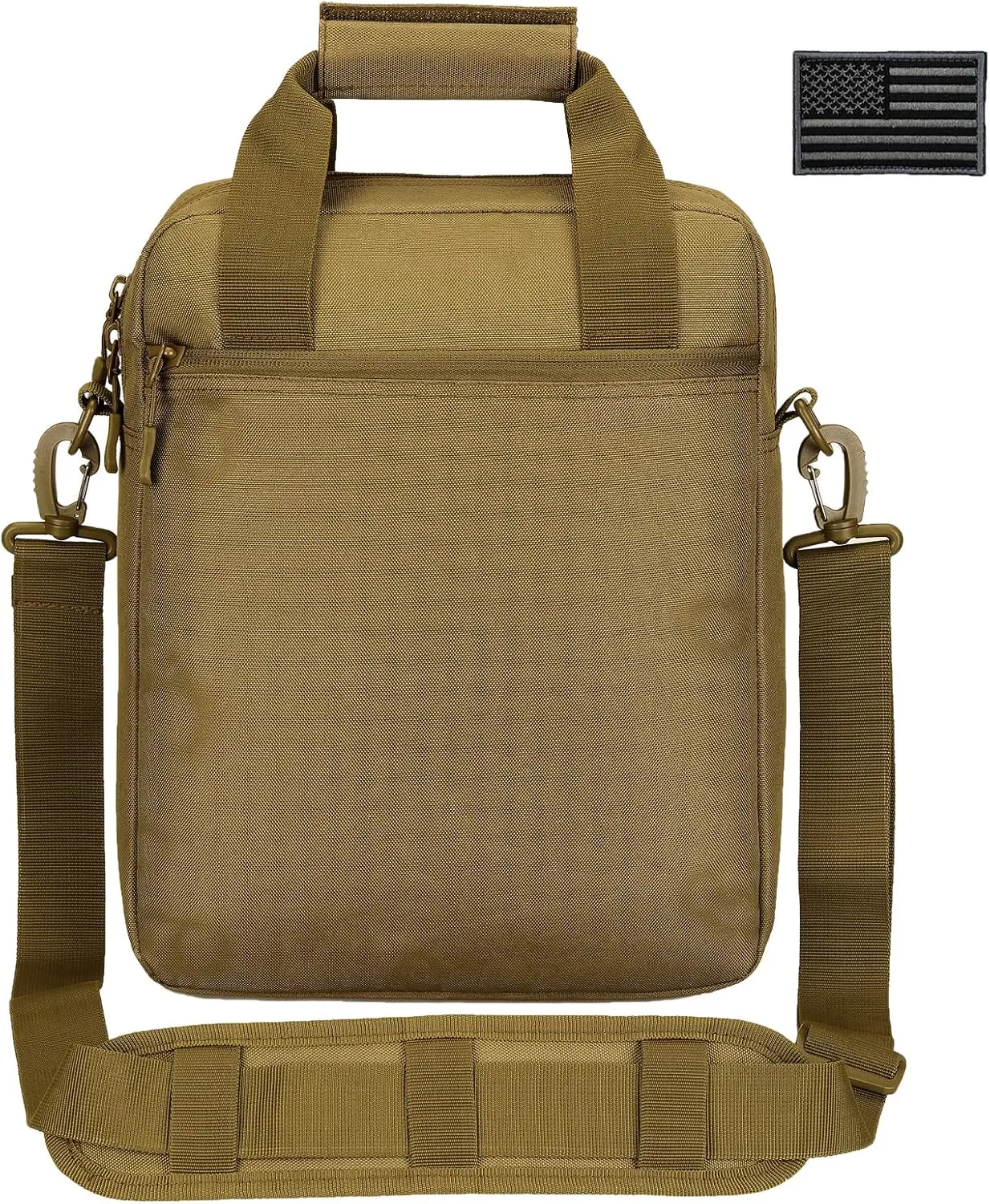 Tactical Messenger Bag, Tactical Briefcase Laptop Bag Heavy Duty MOLLE Shoulder Pack Handbag for Men(Patch Included)