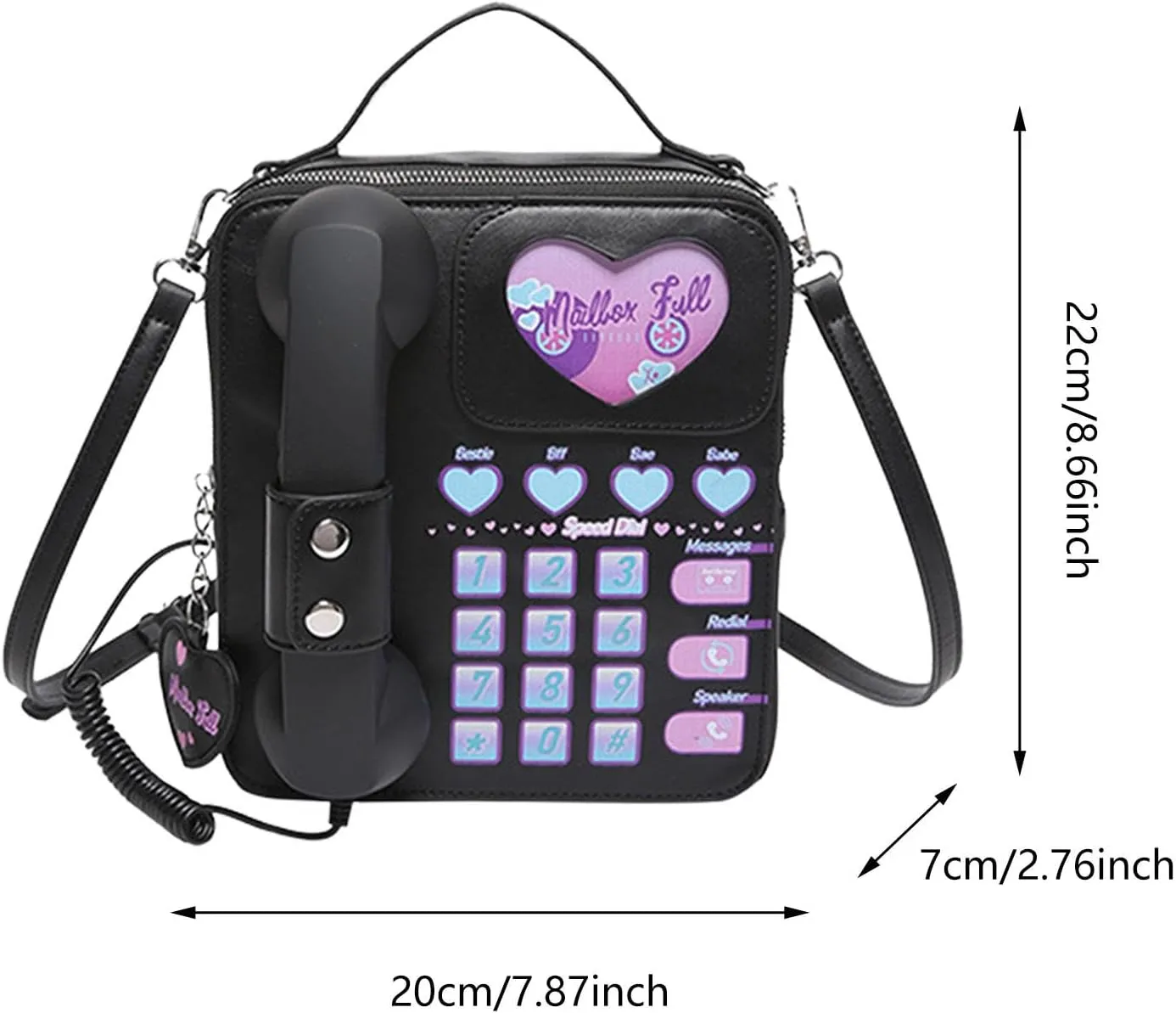 Telephone Crossbody Bag Practical Sturdy Telephone Shoulder Handbag for Umbrella