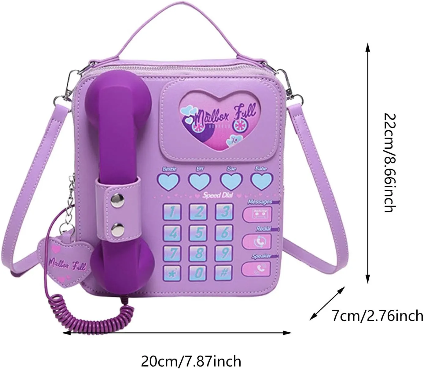 Telephone Crossbody Bag Practical Sturdy Telephone Shoulder Handbag for Umbrella