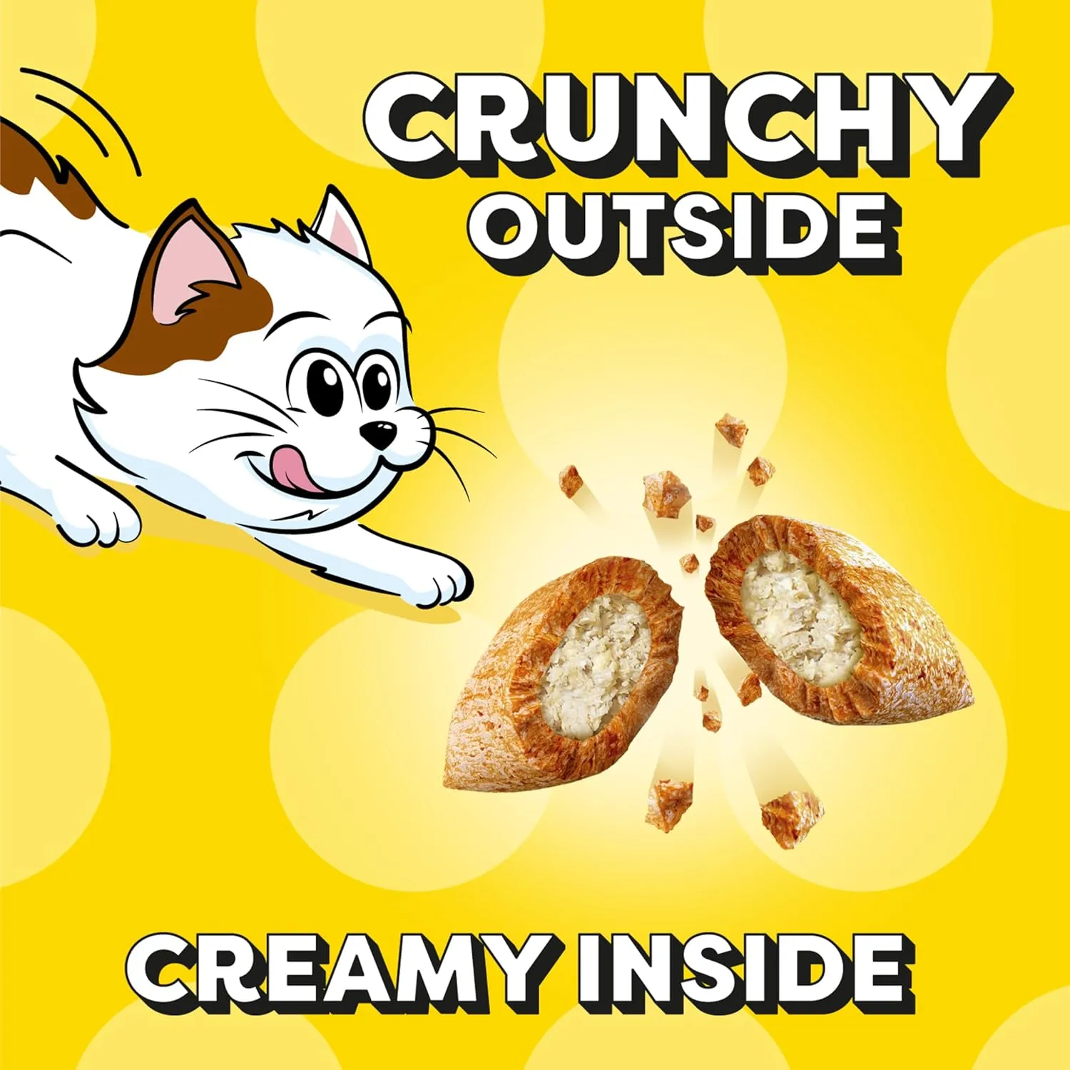 Temptations Kitten Crunchy and Soft Treats Chicken and Dairy Flavor, 6.3 oz. Pouch, (Pack of 10)