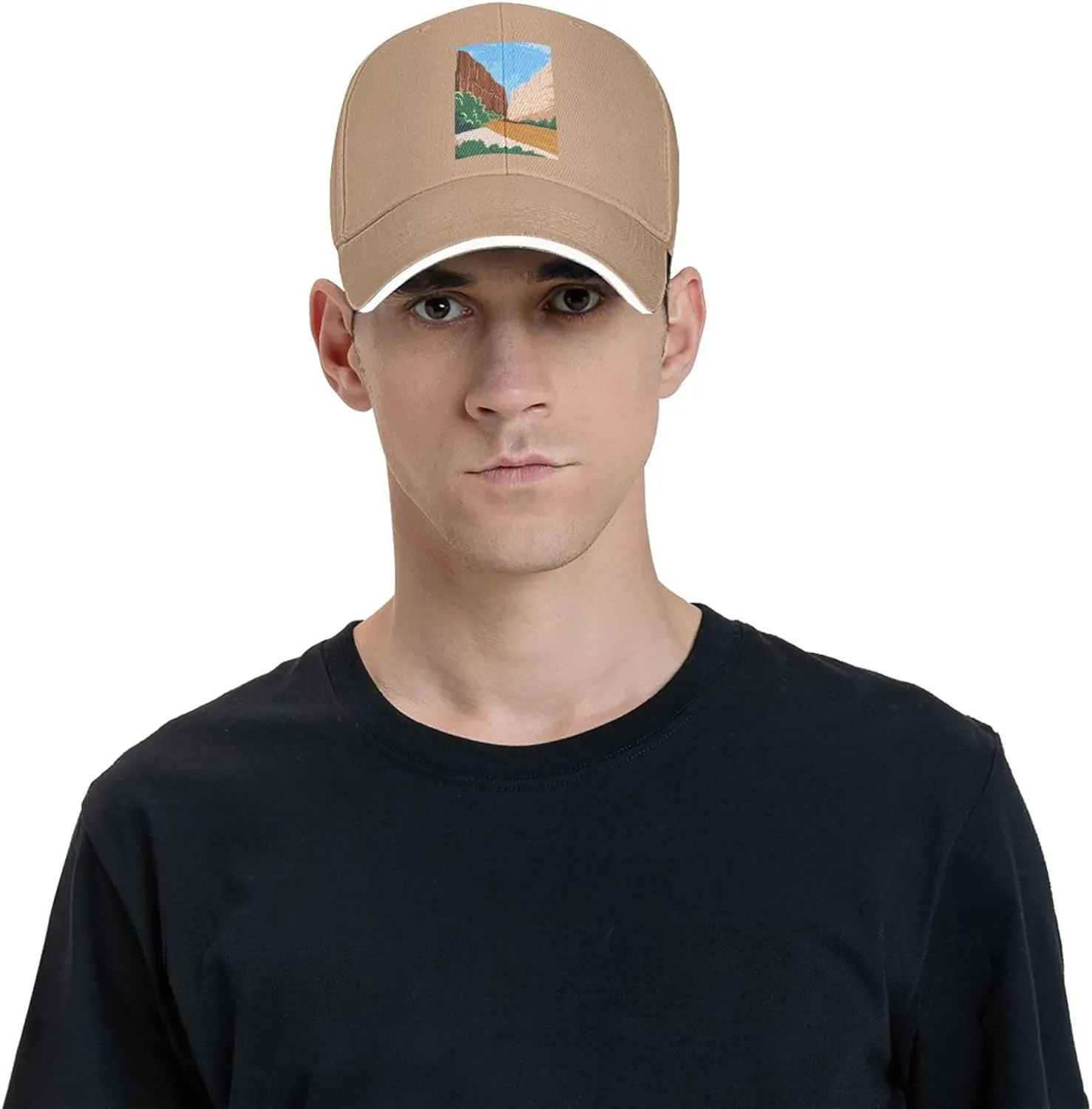 The River Under The Cliff Baseball Cap for Men Women Adjustable Funny Dad Hat
