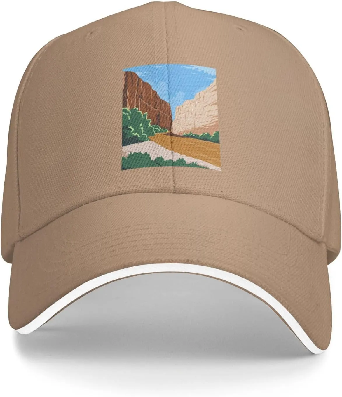 The River Under The Cliff Baseball Cap for Men Women Adjustable Funny Dad Hat