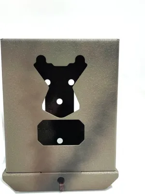 Theft-Deterrent Powder-Coated Steel Security Box Compatible with Spypoint Flex Trail Cameras (61090)