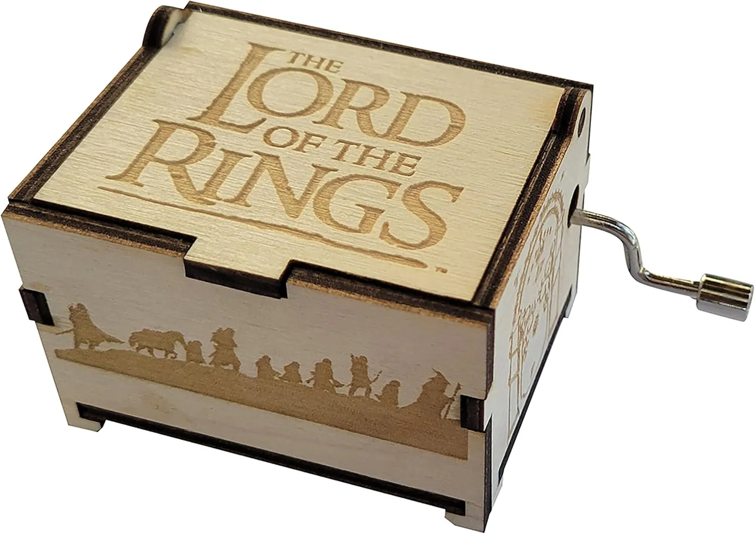 TheLaser'sEdge Lord of The Rings Mini Music Box, with “The Breaking of The Fellowship” Song, Gifts for Women, Birthday, Christmas (Standard)