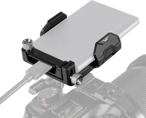 Tilta Universal SSD Drive Holder V2 - Black | Compatible with Most Camera Cages via 1/4"-20 Threads | Extendable Cable Clamp | Rubber Protection | Lightweight, Durable, & Portable