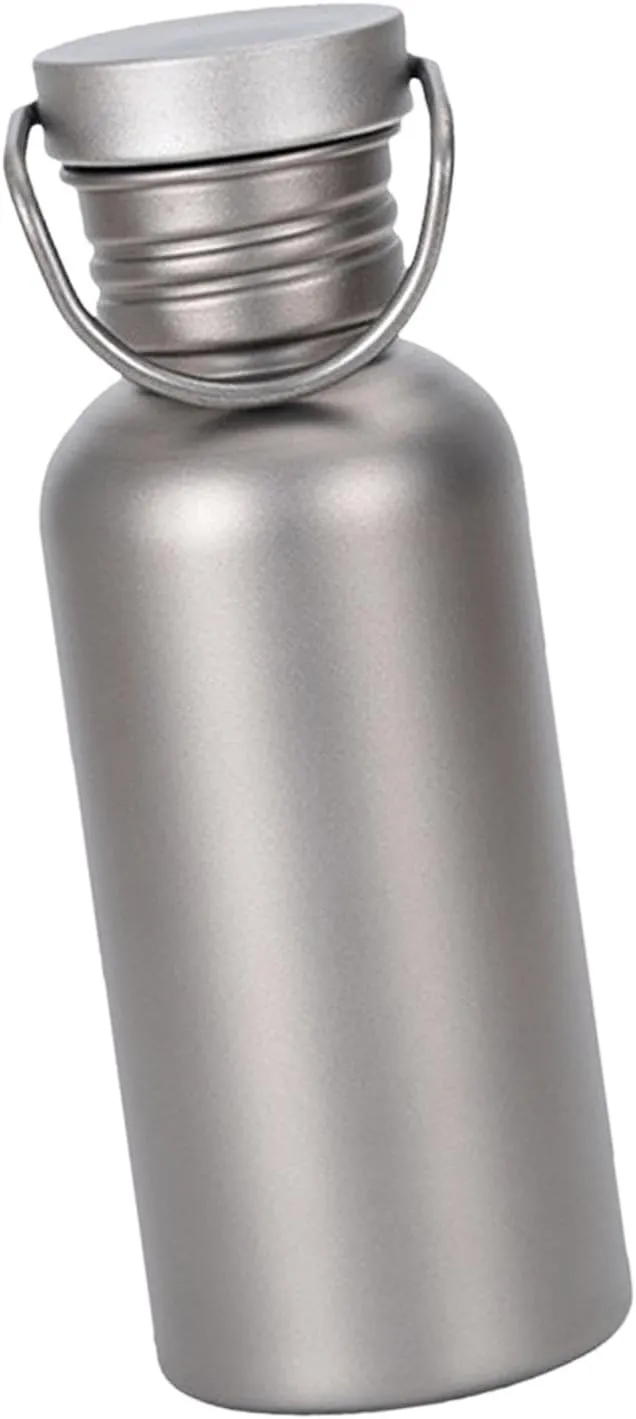 Titanium Outdoor Bottle - Outdoor Drinkware Bottle, Sports Hydration Bottle, Leak-Proof Water Bottle | Reusable Drink Bottle, Cycling Drinkware Leak-Proof for Outdoor Activities for Hiking