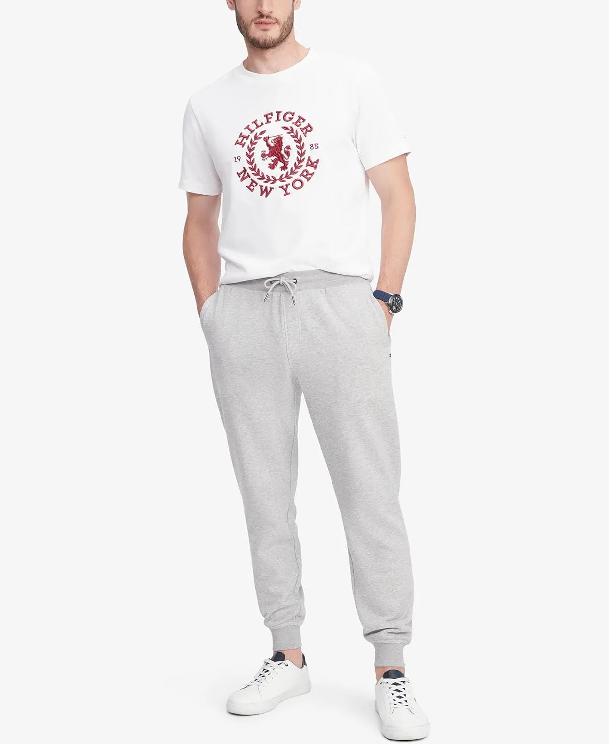 Tommy Hilfiger Men's Casual Fleece Lined Jogger Sweatpants, Also Available in Big & Tall