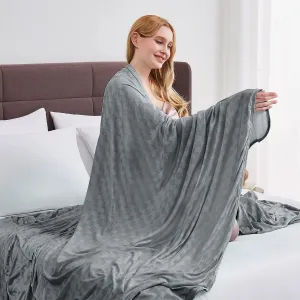 Topcee Cooling Blanket, Summer Cooling Blankets for Hot Sleepers, Arc-Chill Q-Max>0.5 Cool Fiber, Oeko-TEX 100% Certified, Soft, Breathable, Double-Side Bed Throw,Keep Cool for Adults Kids 90"x90"