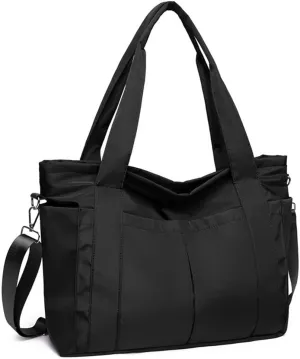 Tote Bag for Women Minimalist Waterproof Crossbody Purse Lightweight Business Travel Bag Large Multi Pockets Mom Bag