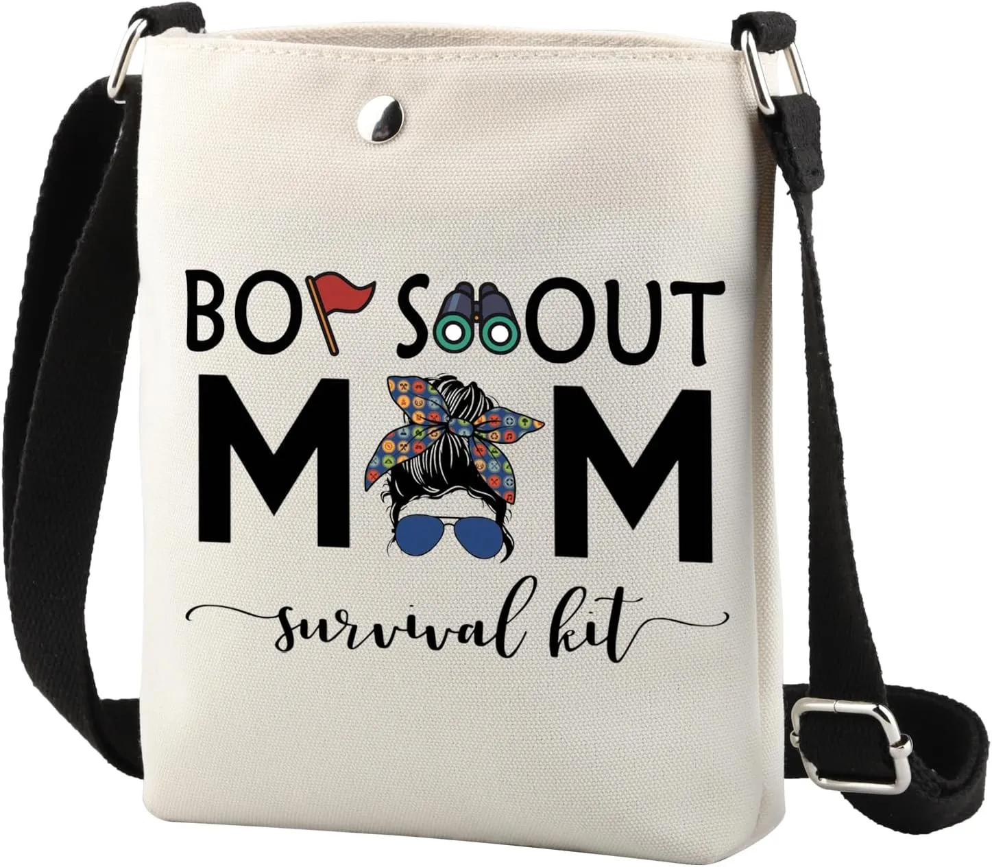 TSOTMO Scout Mom Gift Scout Mom Appreciation Survival Kit Scouting Crossbody Bag