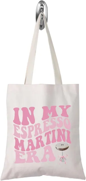TSOTMO Tini Time Coquette Era Makeup Bag - Espresso Martini Era Gift Cocktail Gift Bag