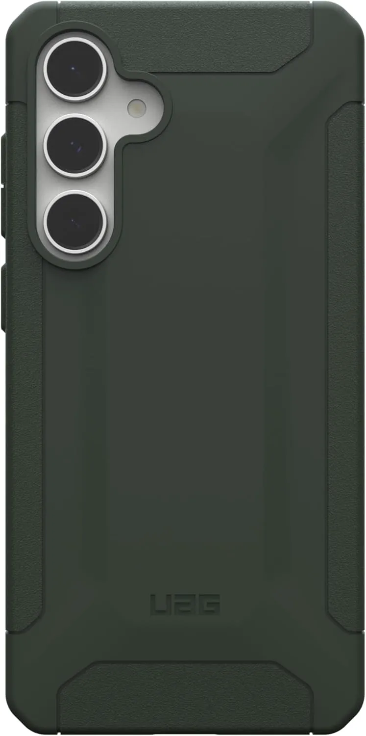 URBAN ARMOR GEAR UAG Designed for Samsung Galaxy S24 FE Case SM-S721 Scout, Rugged Military Grade Dropproof Impact Resistant Non-Slip Protective Cover, Olive Drab