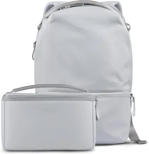 Urth Arkose 20L Modular Backpack   3.7L Camera Insert - Water Resistant, Anti-Theft, Recycled Bag for DSLR/SLR/Mirrorless, 13-16 Inch Laptop in Ash Grey