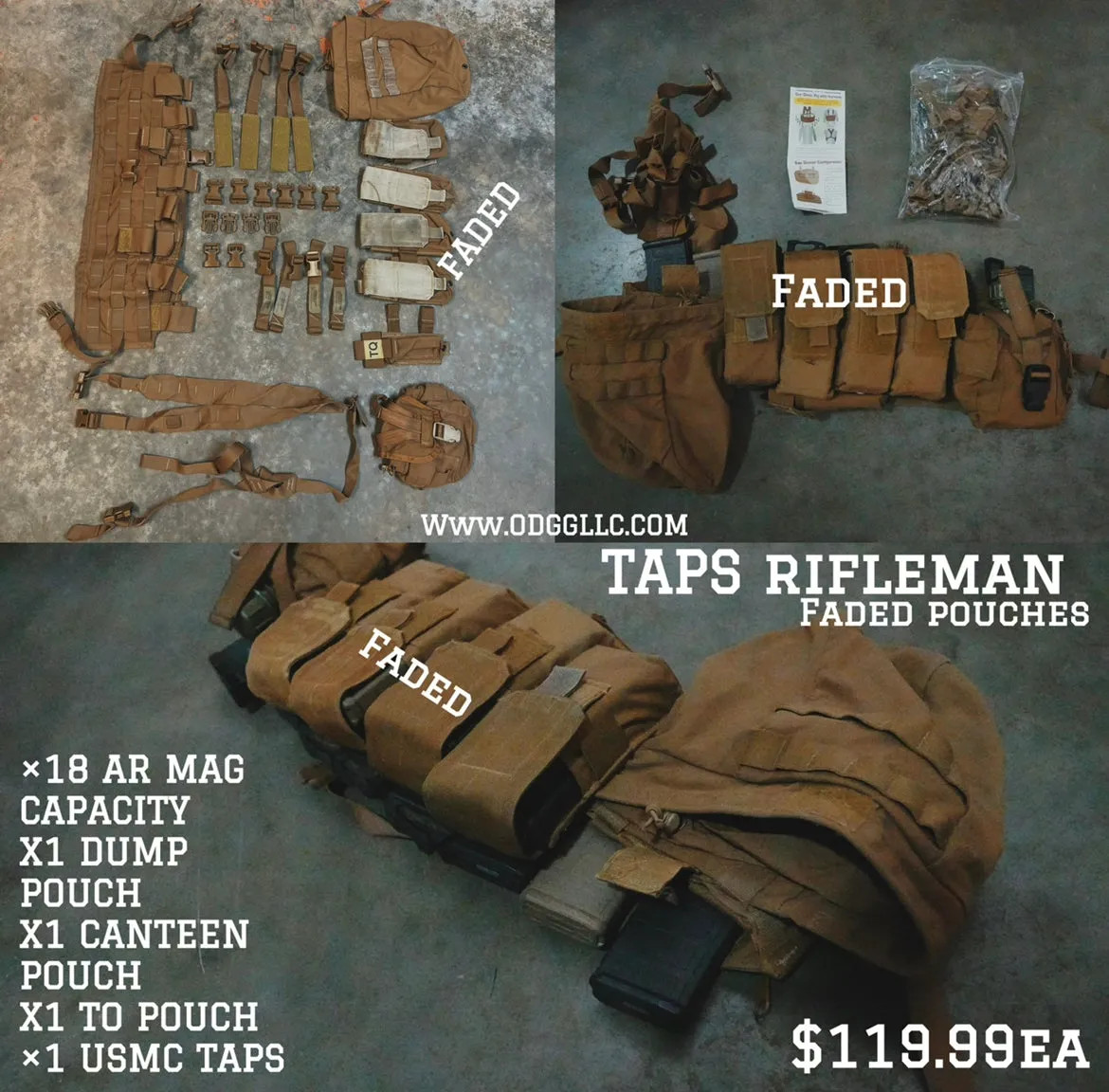 US Military TAPS Chest Rigs