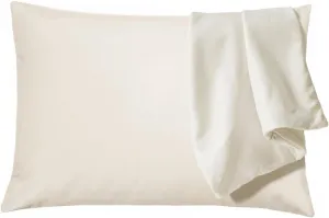 USlixury Buckwheat Pillow 15"X19" with Organic Pillowcase- Adjustable Height and Firmness, Organic and Machine Washable Cover, Firm Neck Support for Back/Side/Stomach Sleepers, Beige