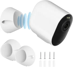 UYODM 2 Pack Magnetic Wall Mounts Design for Arlo Pro 5S 2K, Pro 4, Pro 3, Ultra 2, and Ultra Cameras, Upgrade Accessories for Arlo Easy to Install and Remove, 360° Adjustable to Get the Perfect Angle