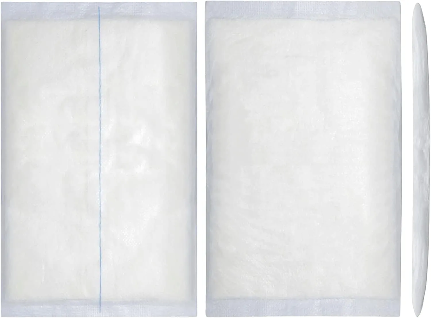 Vakly 100 ABD Combine Abdominal Pads 5x9 High Absorbency Sterile Individually Wrapped 5'' x 9'' Non-Adherent Absorbent Gauze - Heavy-Draining, Trauma and First Aid Wound Dressing
