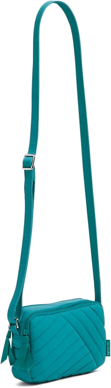 Vera Bradley Women's Cotton Mini Evie Crossbody Purse