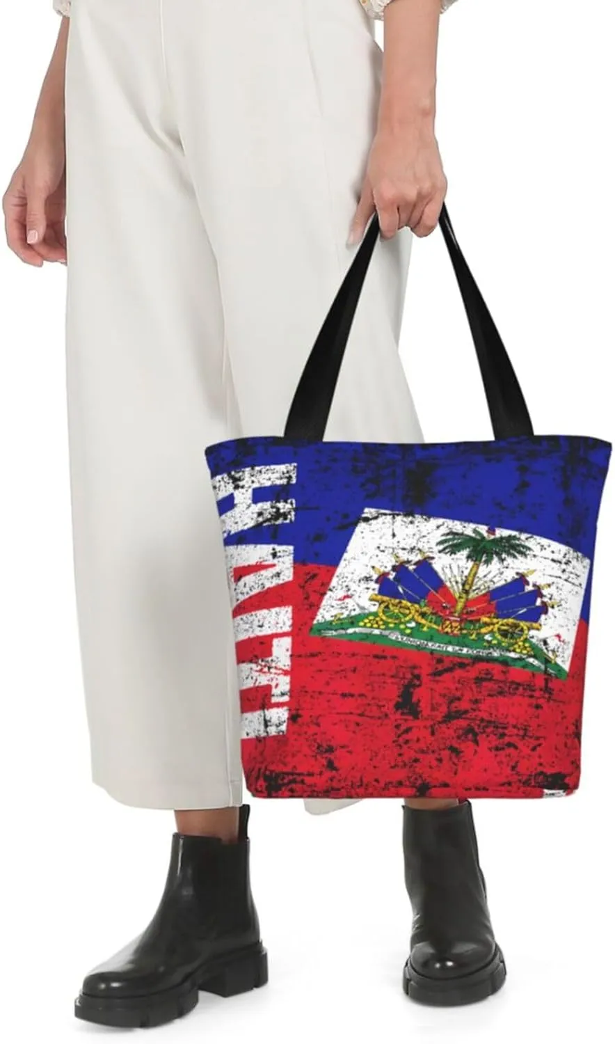 Vintage Old Ethiopia Flag Lion Of Judah Women's Tote Bag Shoulder Bag Shopping Handbag Large Capacity Handbag