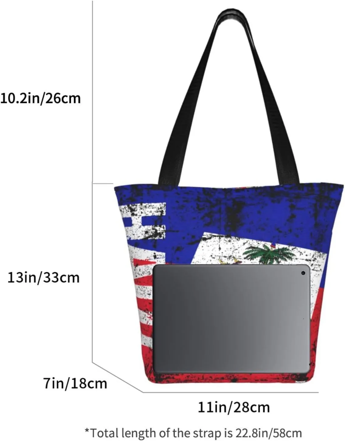 Vintage Old Ethiopia Flag Lion Of Judah Women's Tote Bag Shoulder Bag Shopping Handbag Large Capacity Handbag