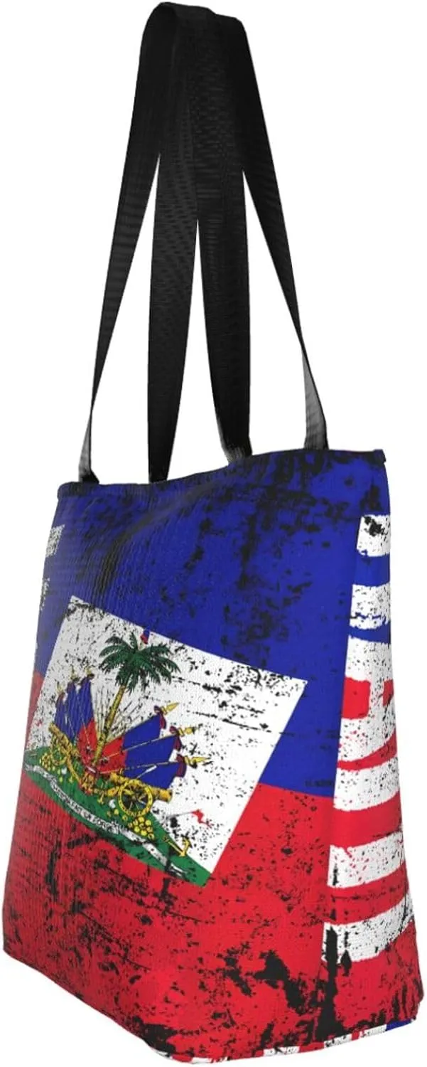 Vintage Old Ethiopia Flag Lion Of Judah Women's Tote Bag Shoulder Bag Shopping Handbag Large Capacity Handbag