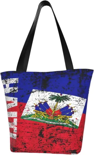 Vintage Old Ethiopia Flag Lion Of Judah Women's Tote Bag Shoulder Bag Shopping Handbag Large Capacity Handbag