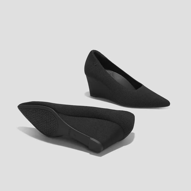VIVAIA Deborah Pointed-Toe Women Stress FREE Wedge Heels